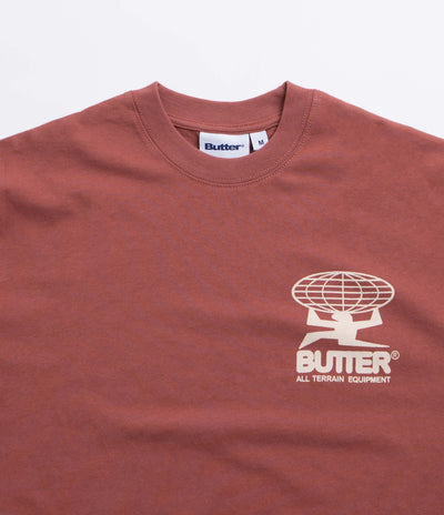 Butter Goods All Terrain T-Shirt - Rhubarb