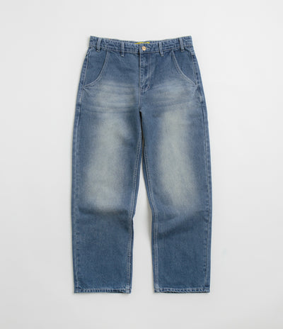 Butter Goods Alpine Jeans - Distressed Faded Blue