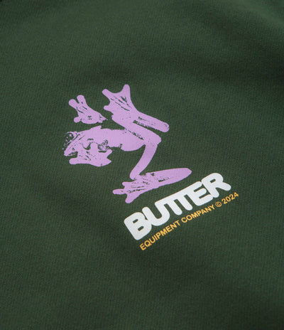 Butter Goods Amphibian Hoodie - Dark Green