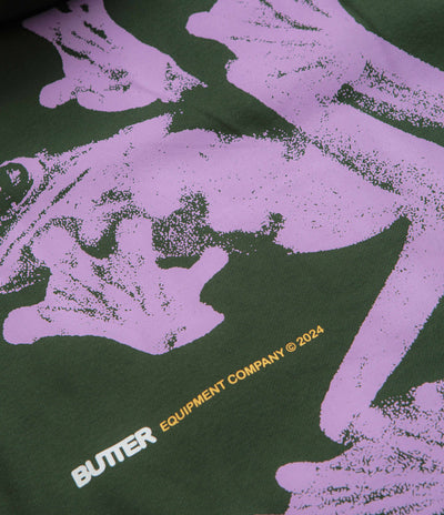 Butter Goods Amphibian Hoodie - Dark Green