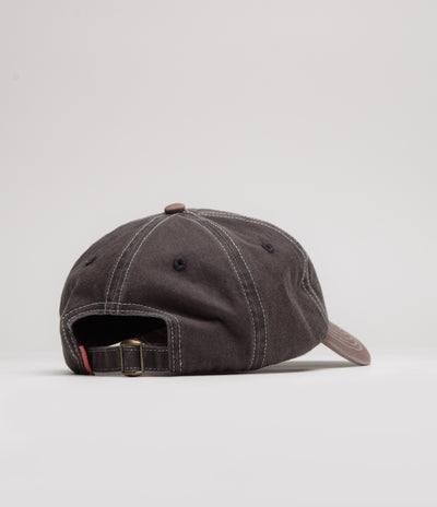 Butter Goods Art Cap - Charcoal / Redwood