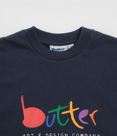 Butter Goods Art T-Shirt - Navy