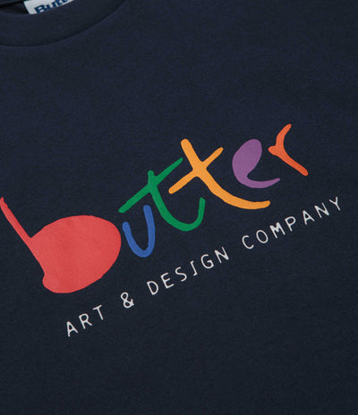 Butter Goods Art T-Shirt - Navy