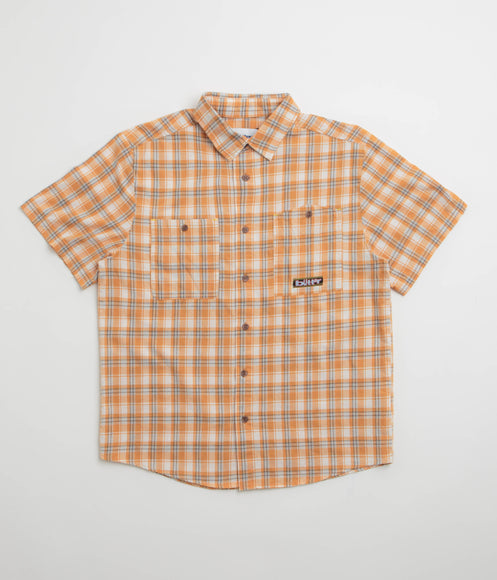 Butter Goods Asymmetrical Short Sleeve Shirt - Mustard