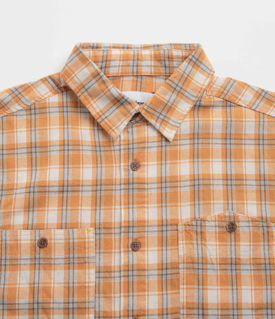 Butter Goods Asymmetrical Short Sleeve Shirt - Mustard