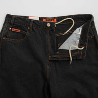 Butter Goods Baggy Denim Jeans - Washed Black thumbnail