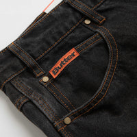 Butter Goods Baggy Denim Jeans - Washed Black thumbnail