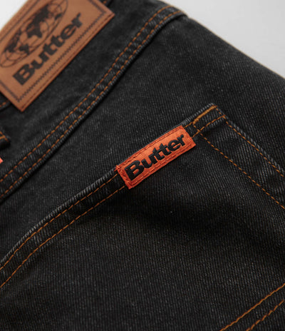 Butter Goods Baggy Denim Jeans - Washed Black