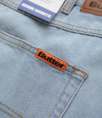 Butter Goods Baggy Denim Shorts - Light Blue