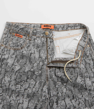 Butter Goods Bark Camo Jeans - Black