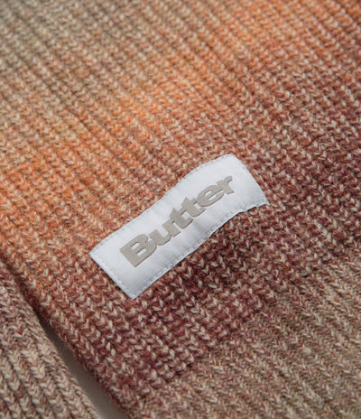 Butter Goods Beams Knit Sweatshirt - Ochre