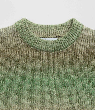 Butter Goods Beams Knit Sweatshirt - Pesto