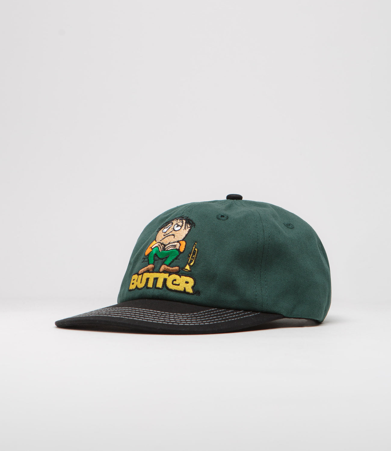 Butter Goods Blues Cap - Forest / Black | Flatspot