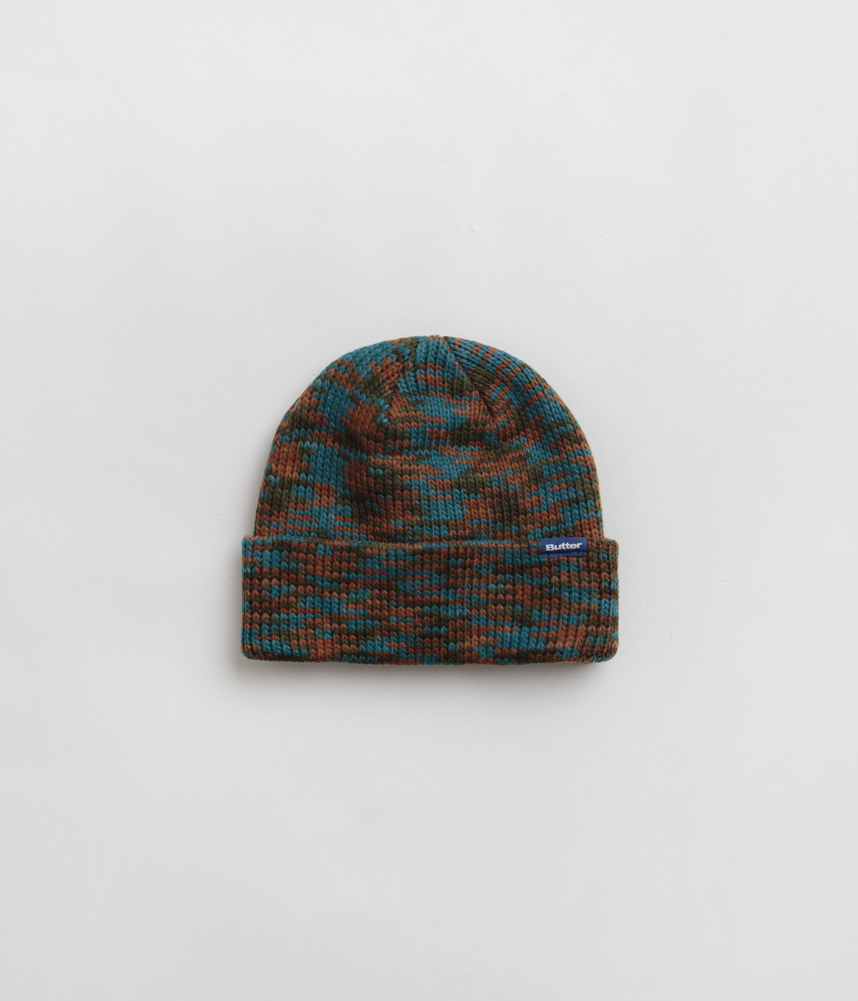 Stussy Striped Pom Beanie - Olive | Flatspot