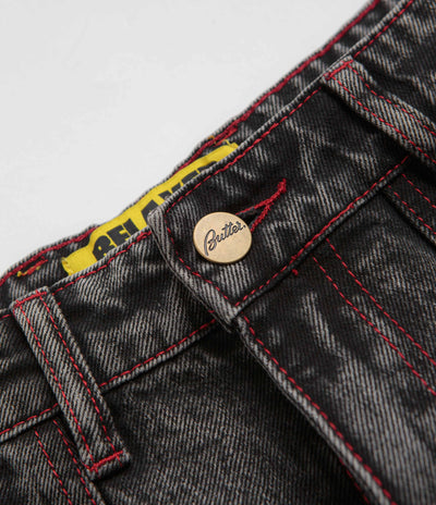 Butter Goods Breakdown Relaxed Jeans - Acid Wash Black