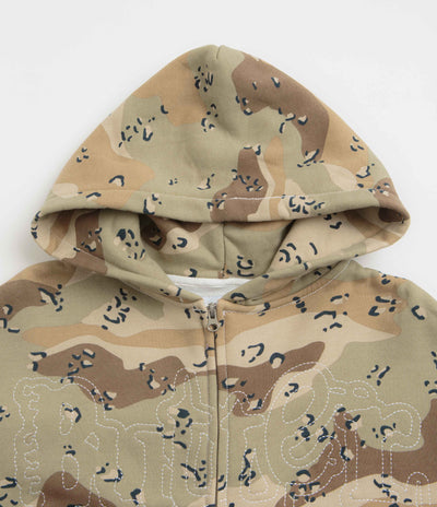 Butter Goods Breakdown Zip-Thru Hoodie - Desert Camo