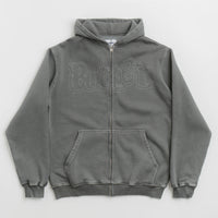 Butter Goods Breakdown Zip-Thru Hoodie - Washed Black thumbnail