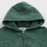 Butter Goods Breakdown Zip-Thru Hoodie - Washed Fern thumbnail