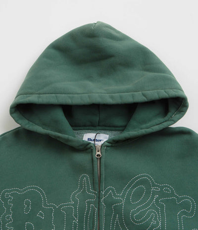 Butter Goods Breakdown Zip-Thru Hoodie - Washed Fern