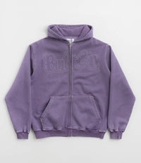 Butter Goods Breakdown Zip-Thru Hoodie - Washed Purple