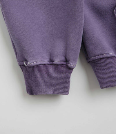 Butter Goods Breakdown Zip-Thru Hoodie - Washed Purple