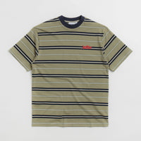 Butter Goods Bryce Striped T-Shirt - Sage thumbnail