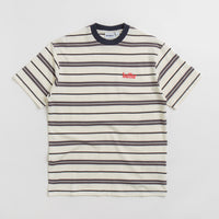 Butter Goods Bryce Striped T-Shirt - White thumbnail