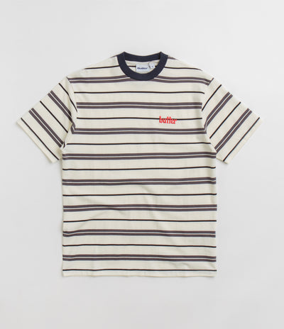 Butter Goods Bryce Striped T-Shirt - White