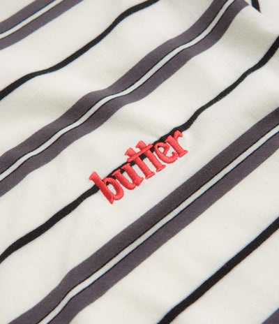 Butter Goods Bryce Striped T-Shirt - White