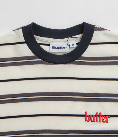 Butter Goods Bryce Striped T-Shirt - White