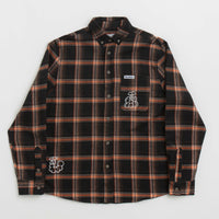 Butter Goods Bugs Flannel Shirt - Black thumbnail