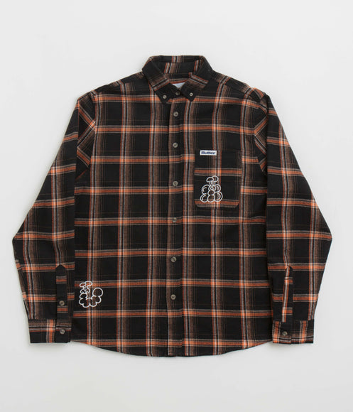 Butter Goods Bugs Flannel Shirt - Black