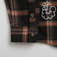 Butter Goods Bugs Flannel Shirt - Black thumbnail