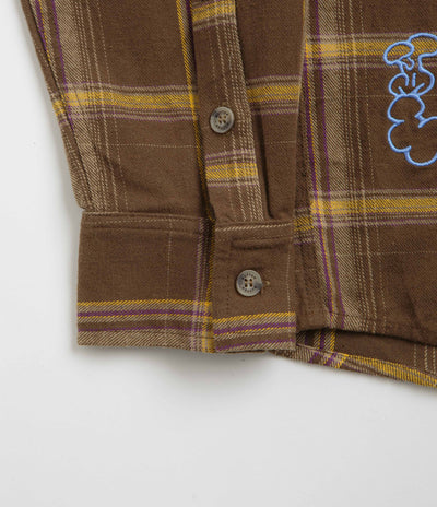 Butter Goods Bugs Flannel Shirt - Chestnut