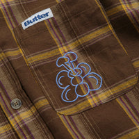 Butter Goods Bugs Flannel Shirt - Chestnut thumbnail