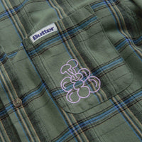 Butter Goods Bugs Flannel Shirt - Sage thumbnail