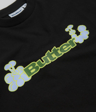 Butter Goods Bugs Logo T-Shirt - Black