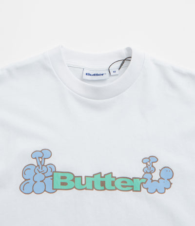 Butter Goods Bugs Logo T-Shirt - White