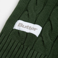 Butter Goods Cable Knit Vest - Forest thumbnail