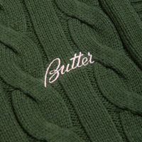 Butter Goods Cable Knit Vest - Forest thumbnail