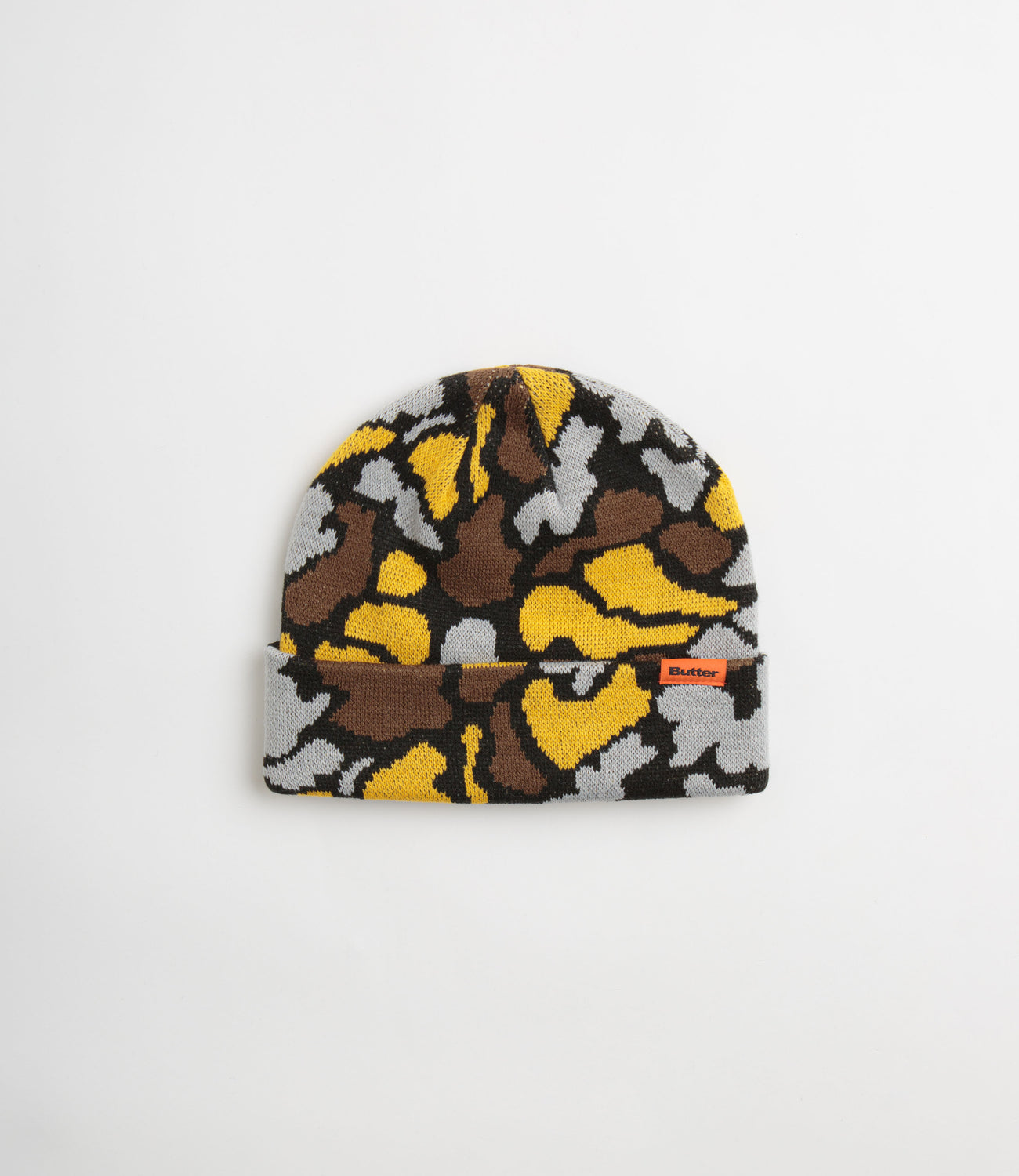 Butter Goods Camo Beanie - Desert | Flatspot