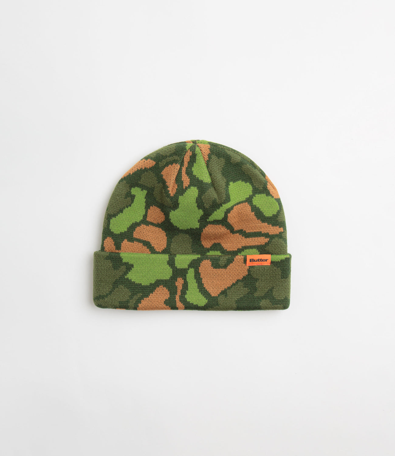 Butter Goods Camo Beanie - Jungle | Flatspot