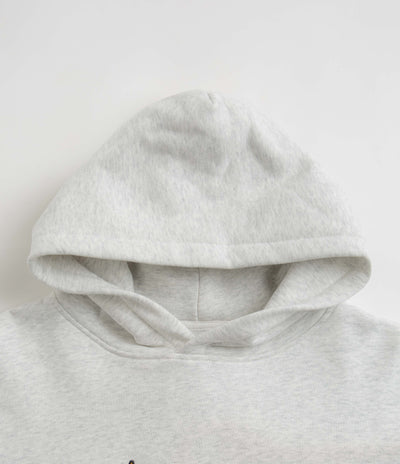 Butter Goods Caterpillar Embroidered Hoodie - Ash