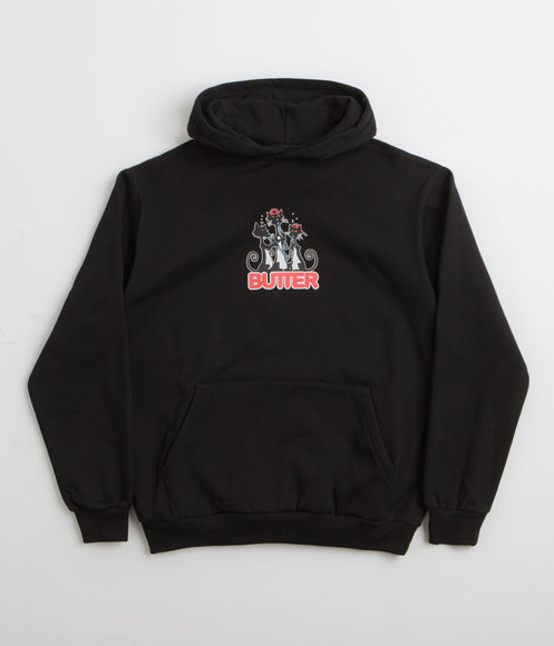 Butter Goods Cats Hoodie - Black