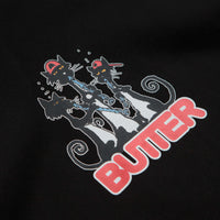 Butter Goods Cats Hoodie - Black thumbnail