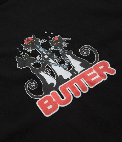 Butter Goods Cats T-Shirt - Black