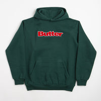 Butter Goods Chenille Logo Hoodie - Forest thumbnail