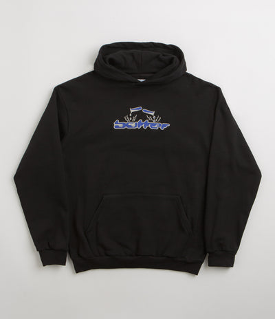 Butter Goods Corrosive Applique Hoodie - Black