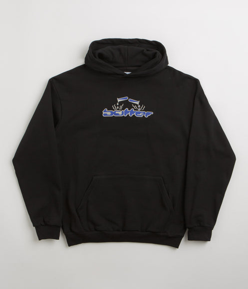 Butter Goods Corrosive Applique Hoodie - Black