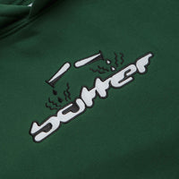 Butter Goods Corrosive Applique Hoodie - Forest Green thumbnail